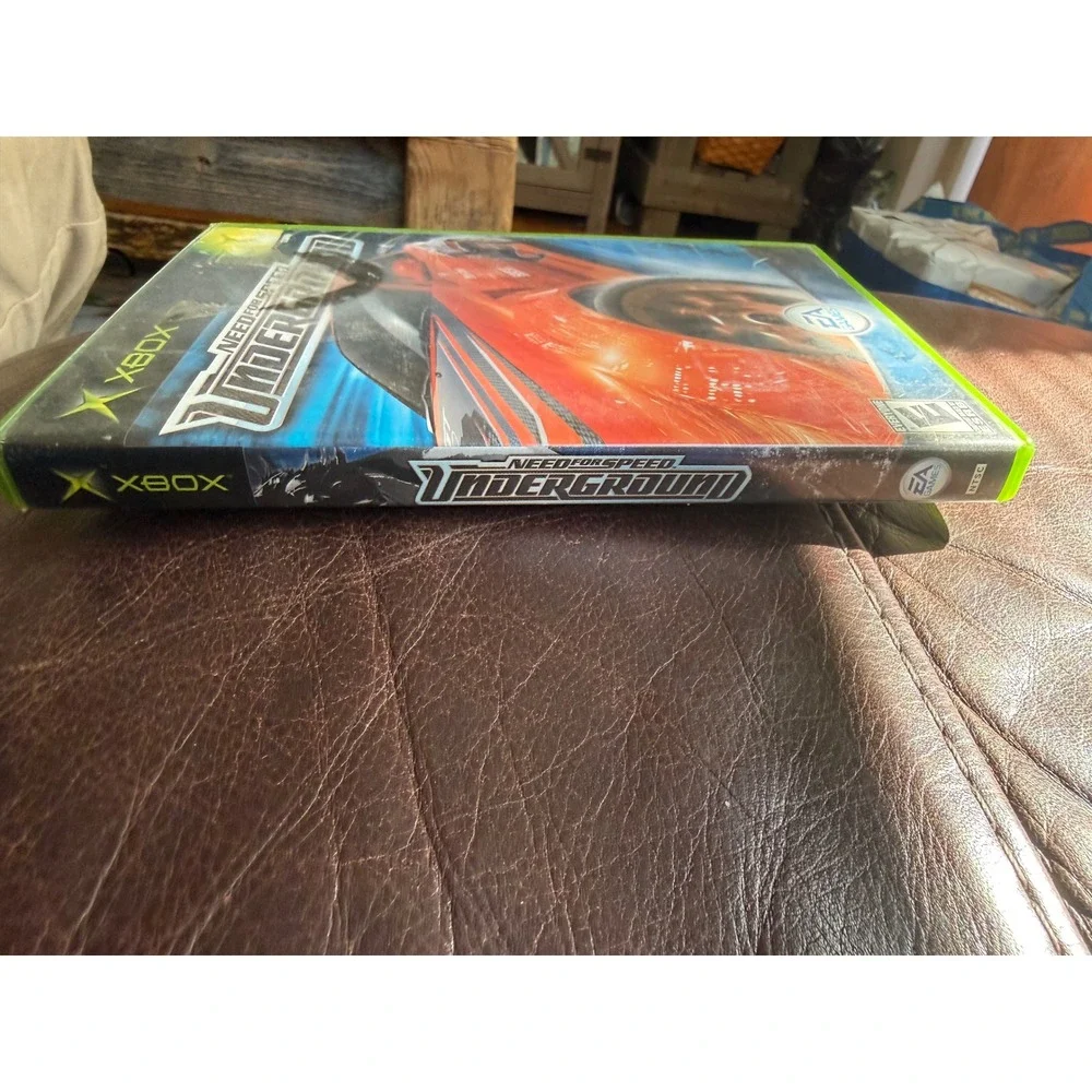 Y2K 2003 Microsoft Xbox Need for Speed Underground Case and Manual No Game Disc